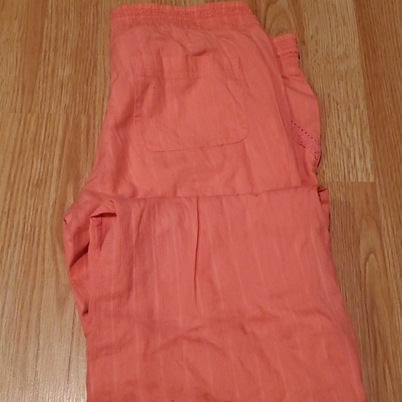 Cotton pink beach pants - Picture 4 of 6